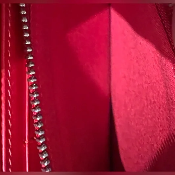 CHRISTIAN LOUBOUTIN Panettone Silver Leather Studded Zip Around Long Wallet - Picture 8 of 10